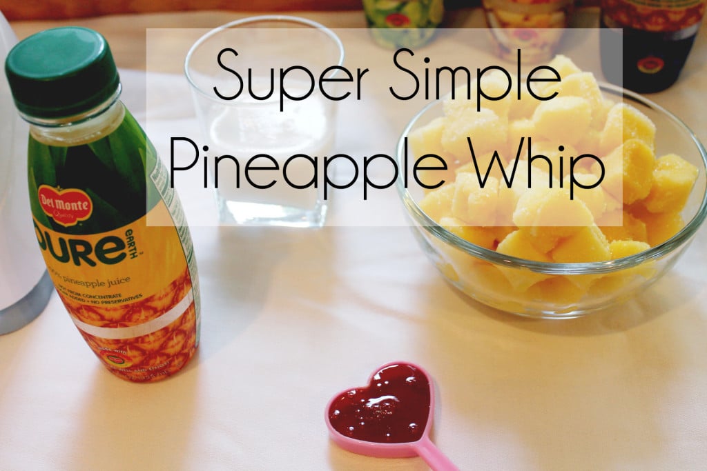 Super simple pineapple whip // stephanieorefice.net