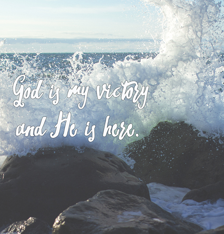 God is my victory and He is here / Desert Song / Hillsong United // stephanieorefice.net